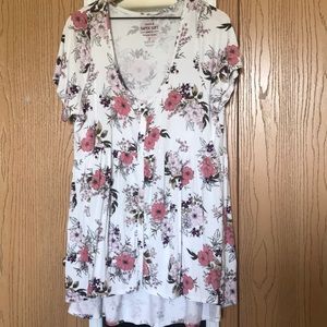 Torrid Floral Super Soft Blouse
